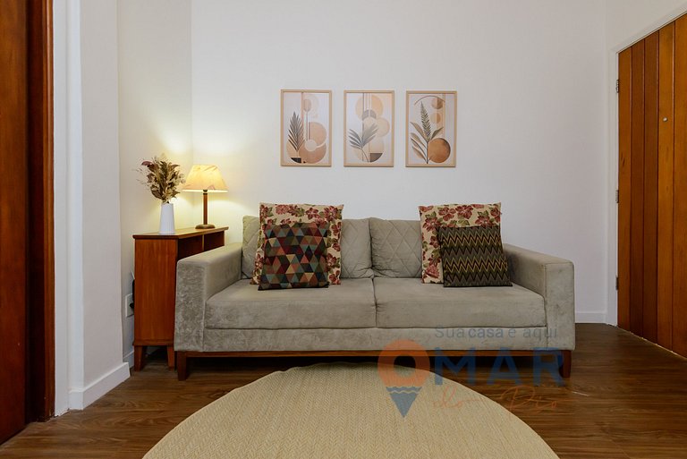 1BDR, 6 minutos de la playa de Leblon | VA 380/403