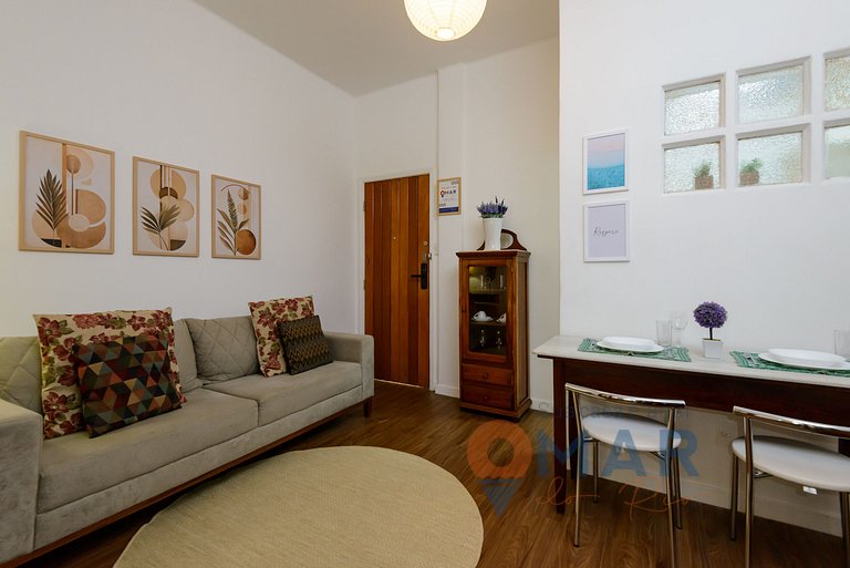 1BDR, 6 minutos de la playa de Leblon | VA 380/403