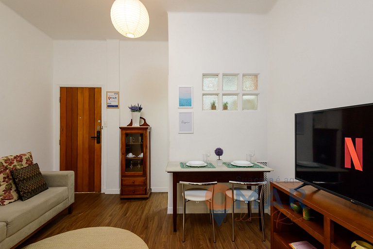 1BDR, 6 minutos de la playa de Leblon | VA 380/202