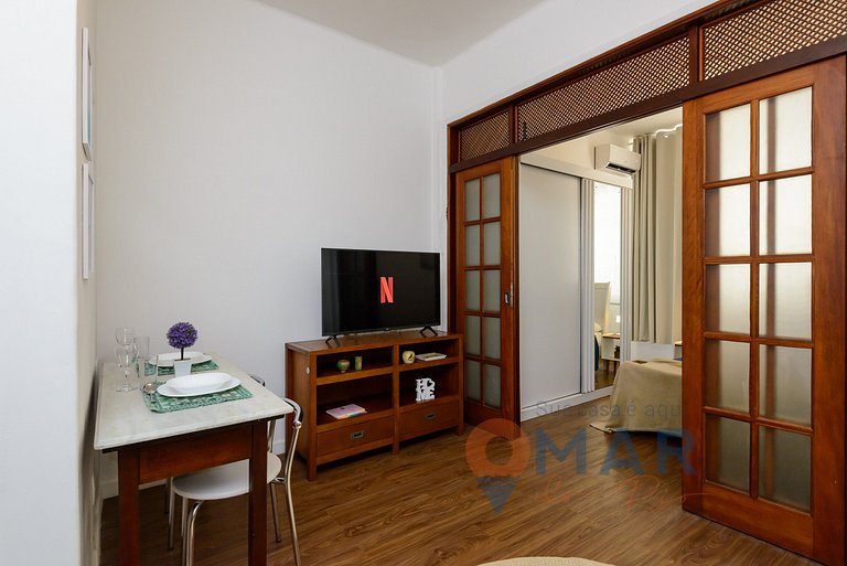 1BDR, 6 minutos de la playa de Leblon | VA 380/202