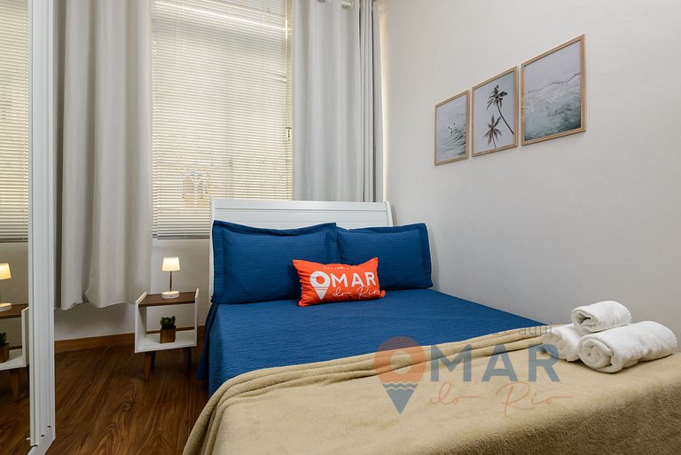 1BDR, 6 minutos de la playa de Leblon | VA 380/202