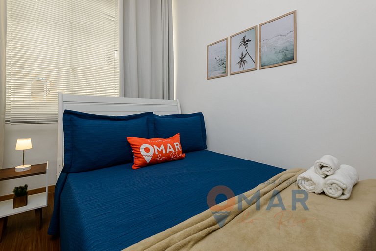 1BDR, 6 minutos de la playa de Leblon | VA 380/403