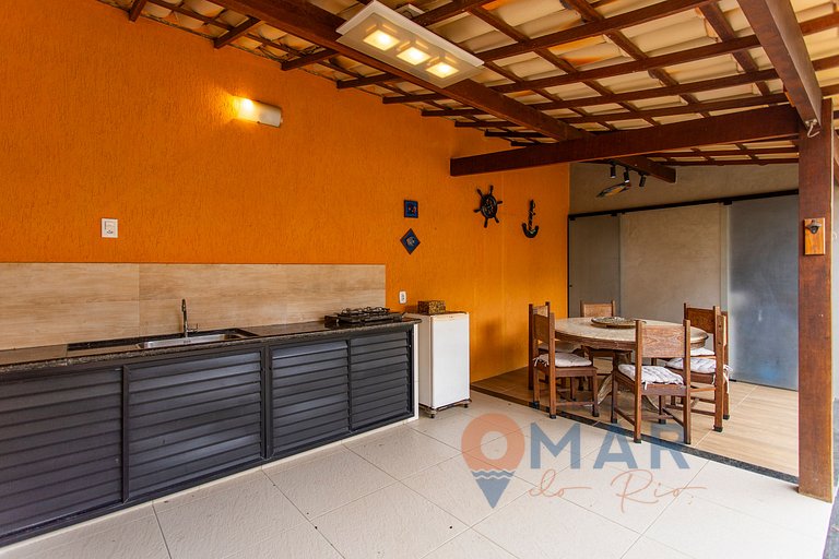 House in Geribá with Private Gourmet Area | VG 10