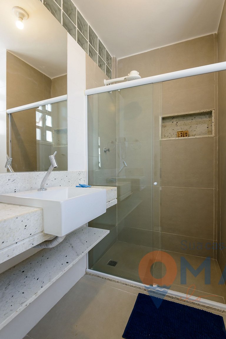 Amplo 3 Qtos com Varanda e Garagem | NSC 664/708