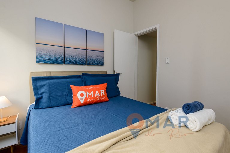 3 Quartos a 5 min da Praia de Copacabana|FM263/303