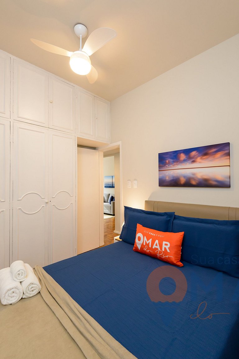 3 Quartos a 5 min da Praia de Copacabana|FM263/303