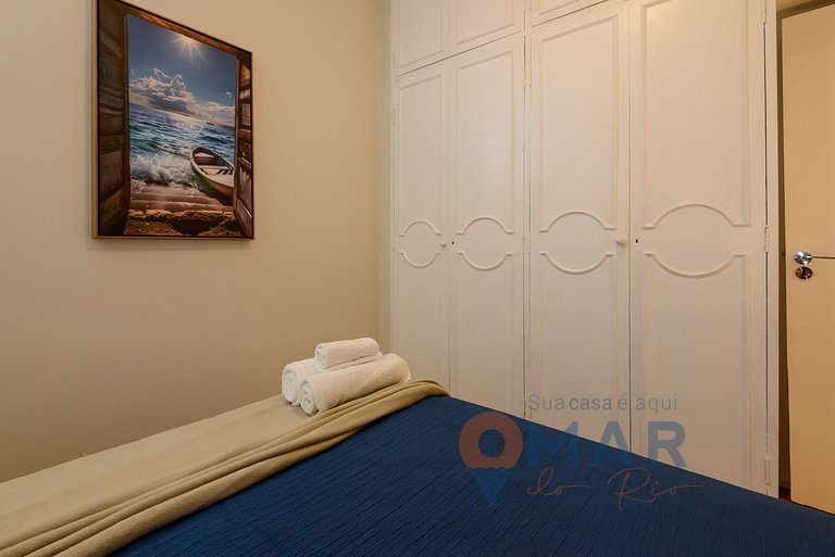 3 Quartos a 5 min da Praia de Copacabana|FM263/303