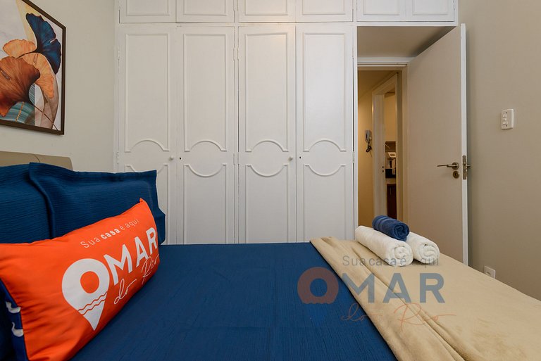 3 Quartos a 5 min da Praia de Copacabana|FM263/303