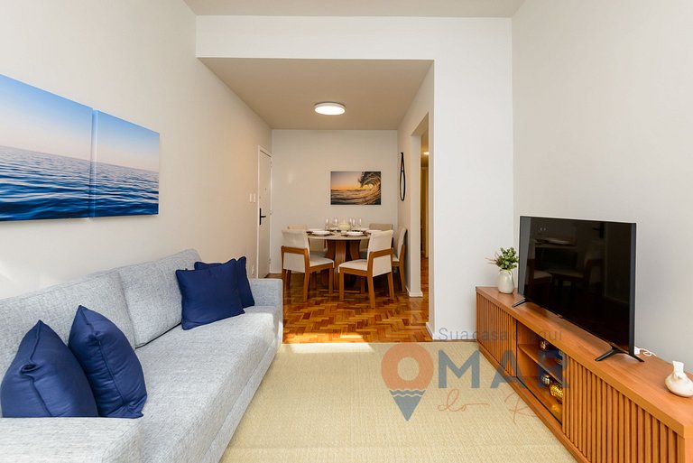 3 Quartos a 5 min da Praia de Copacabana|FM263/303