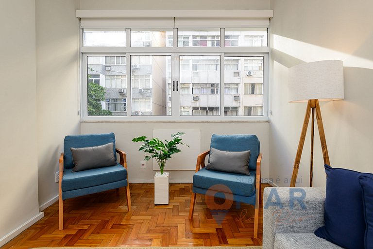 3 BDR a 5 min de la playa de Copacabana|FM 263/303