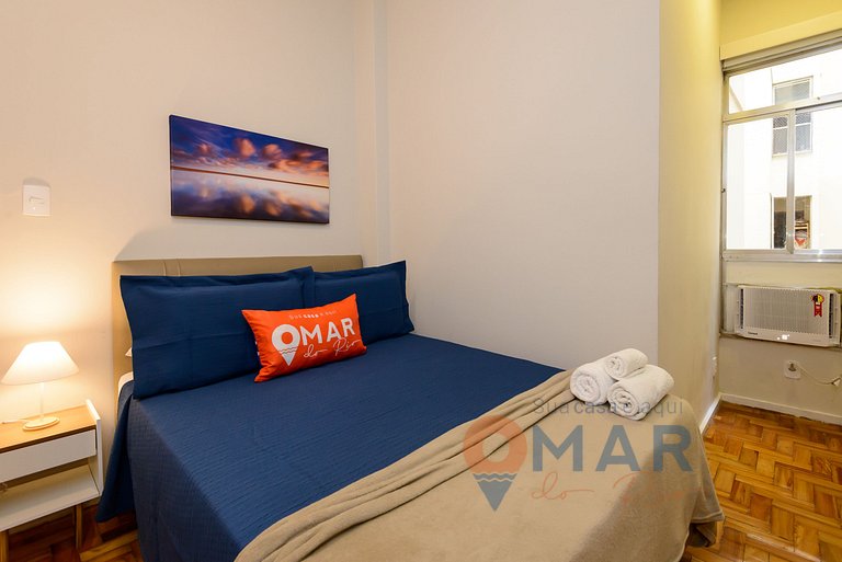 3 Quartos a 5 min da Praia de Copacabana|FM263/303