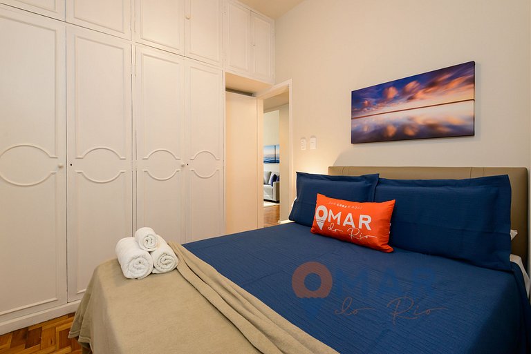 3 Quartos a 5 min da Praia de Copacabana|FM263/303