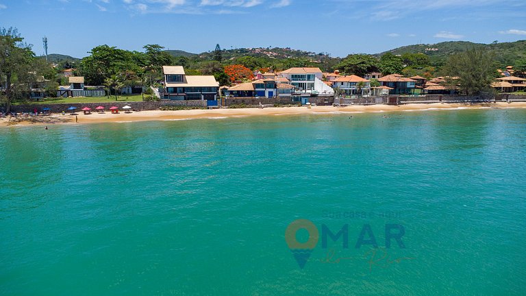 Búzios Pé na Areia – Casa Beira-Mar | MJ 166