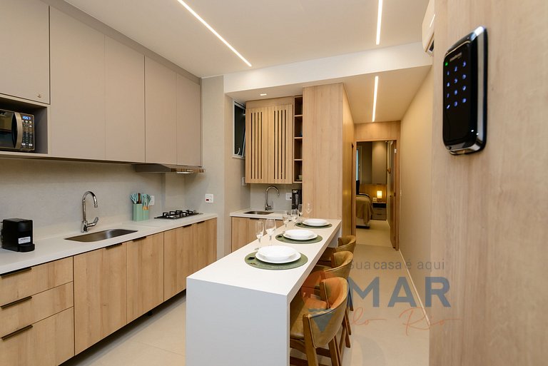 Apartamento Sofisticado a 5min da Praia|BR 450/805