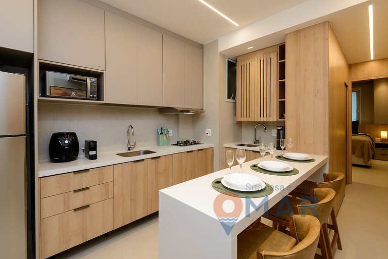 1BDR sofisticado a 5min de la playa|BR 450/805