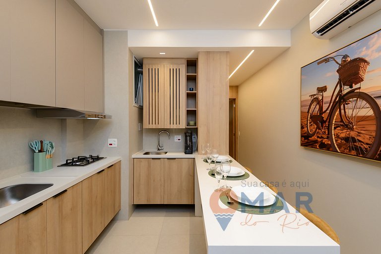 Apartamento Sofisticado a 5min da Praia|BR 450/805