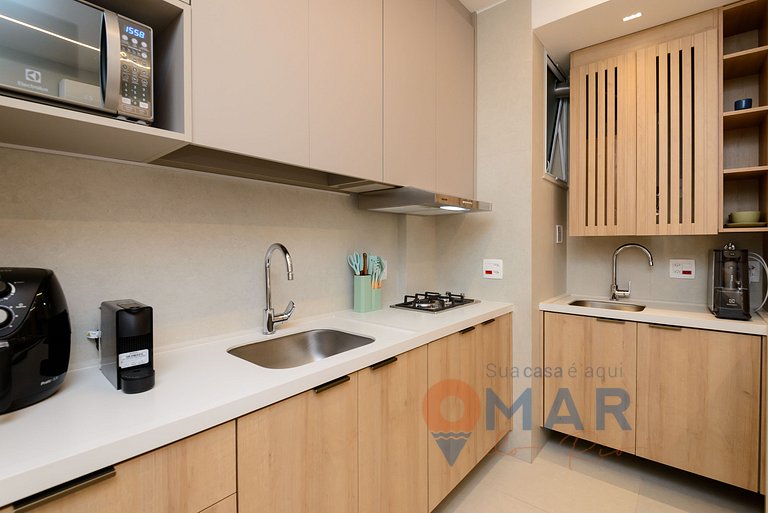 Sophisticated 1BDR 5 Min from the Beach|BR 450/805