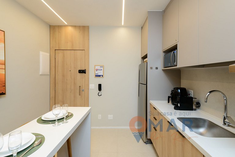 1BDR sofisticado a 5min de la playa|BR 450/805