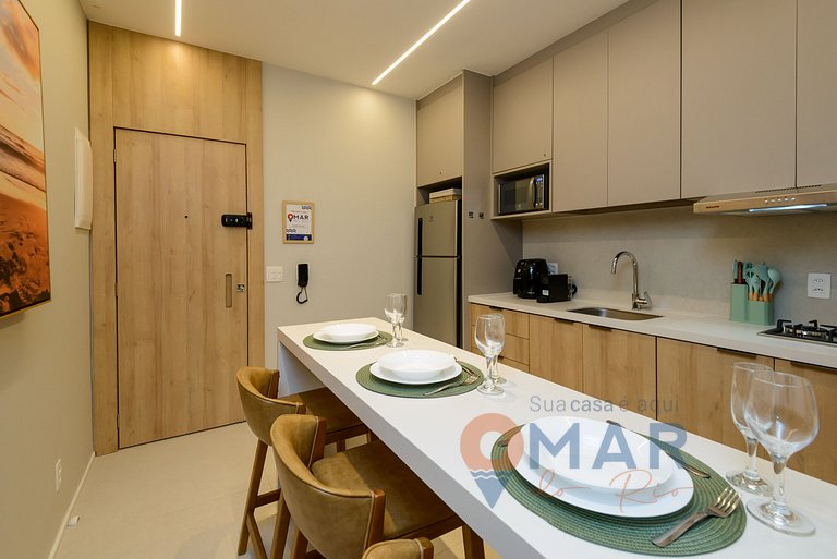 Apartamento Sofisticado a 5min da Praia|BR 450/805