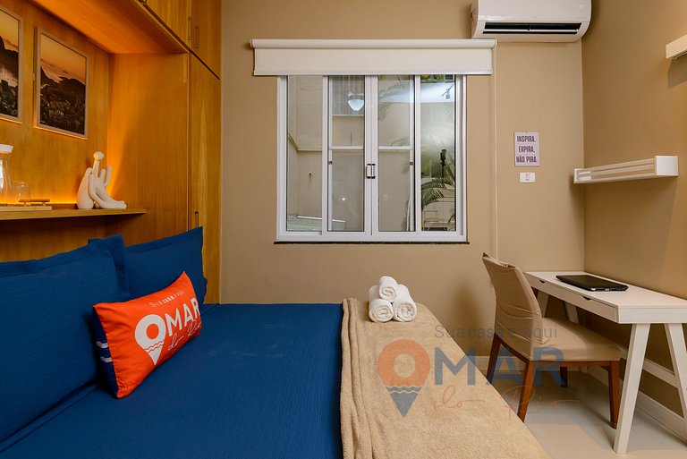2BDR, 5min from Copacabana Beach | SF 184/103
