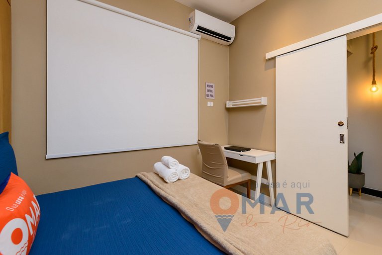 2BDR, 5min from Copacabana Beach | SF 184/103