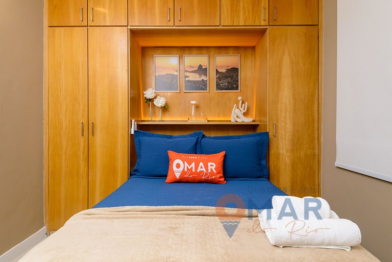 2BDR, 5min from Copacabana Beach | SF 184/103