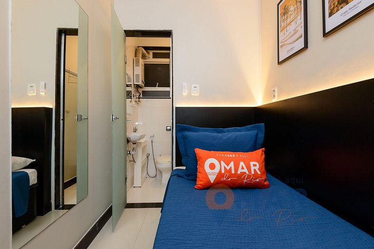 2BDR, 5min from Copacabana Beach | SF 184/103