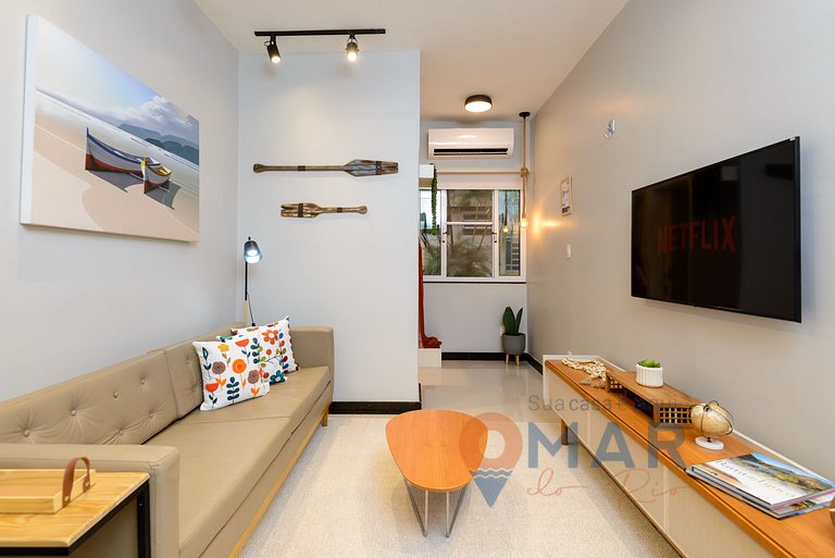 2BDR, 5min from Copacabana Beach | SF 184/103