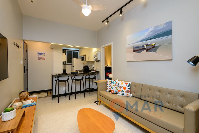 2BDR, 5min from Copacabana Beach | SF 184/103