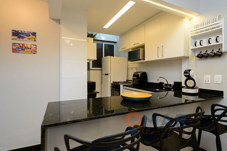 2BDR, 5min from Copacabana Beach | SF 184/103