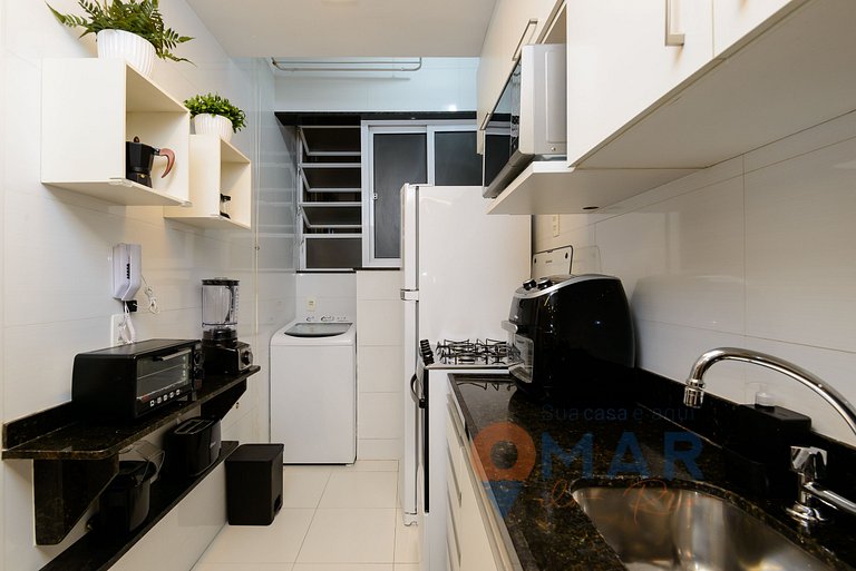 2BDR, 5min from Copacabana Beach | SF 184/103