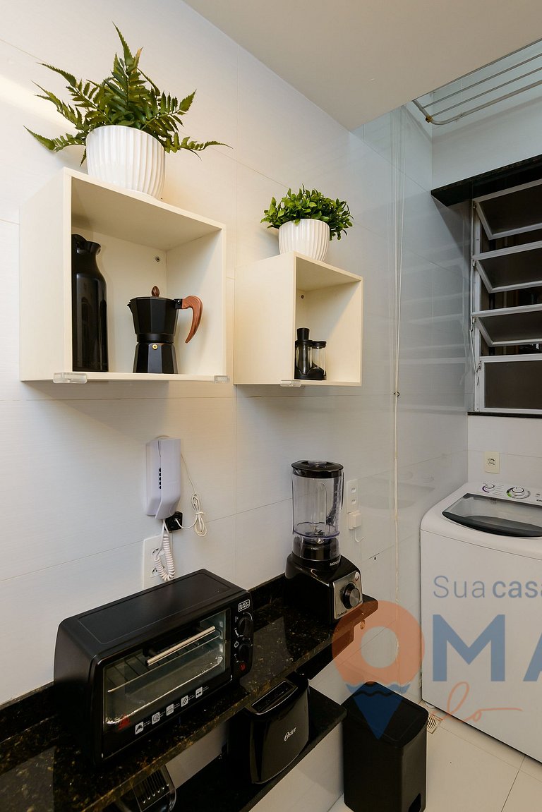 2BDR, 5min from Copacabana Beach | SF 184/103