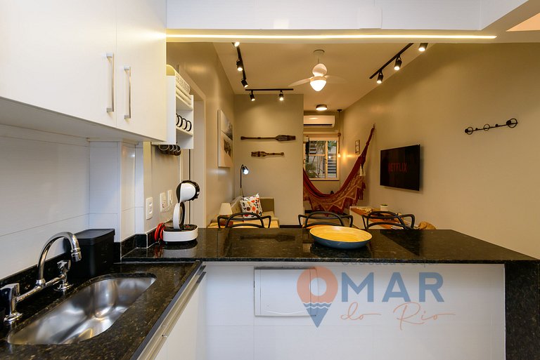 2Qtos a 5min da Praia de Copacabana | SF 184/103