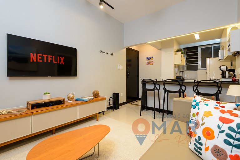 2BDR, 5min from Copacabana Beach | SF 184/103