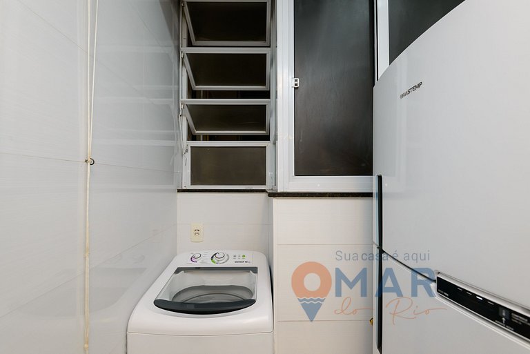 2BDR, 5min from Copacabana Beach | SF 184/103