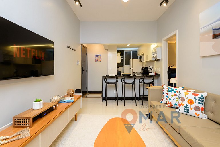 2BDR, 5min from Copacabana Beach | SF 184/103