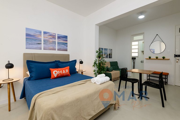 Studio em Copacabana a 8 min da Praia |CDJ 367/601