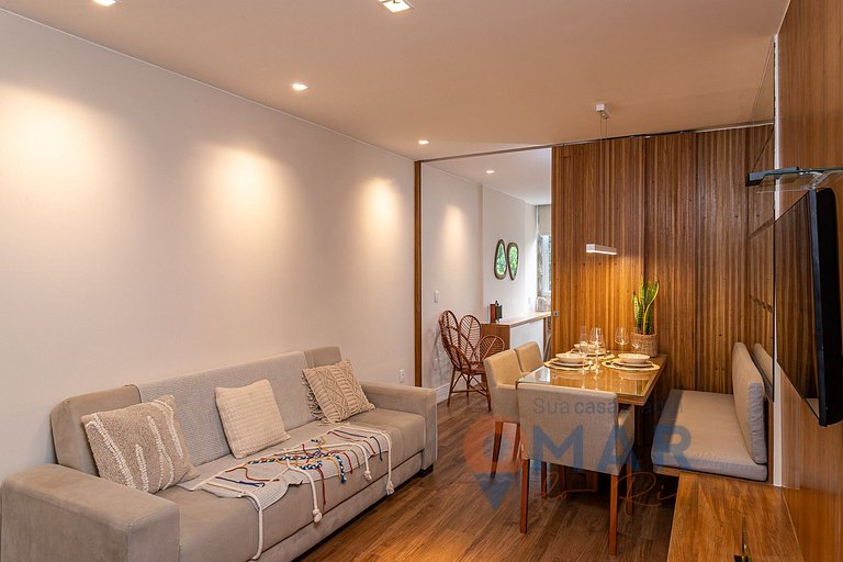 1BDR a 3 min de la playa de Copacabana |BRX 58/401