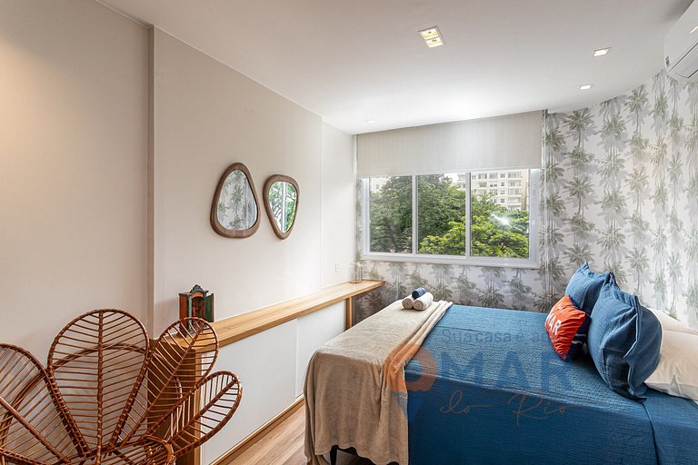 1BDR a 3 min de la playa de Copacabana |BRX 58/401