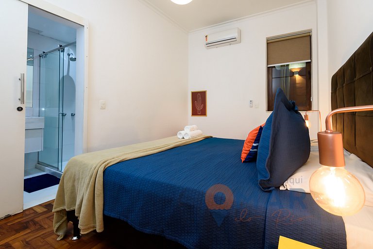 2 Quartos a 5 min da Praia de Copacabana|FS 95/202