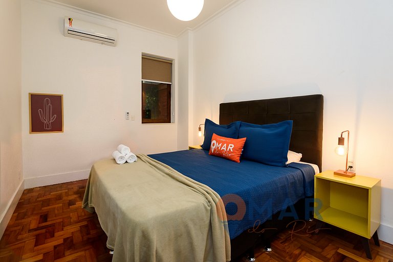 2 Quartos a 5 min da Praia de Copacabana|FS 95/202