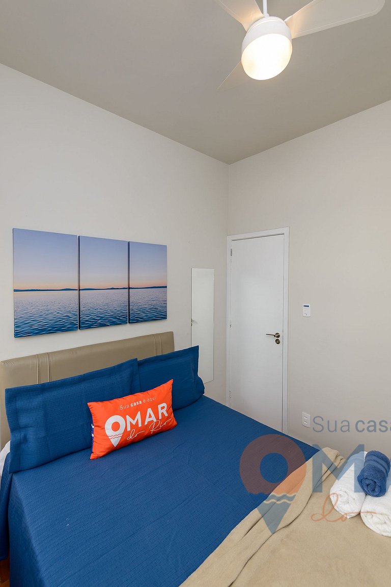 3 Quartos a 5 min da Praia de Copacabana|FM263/303