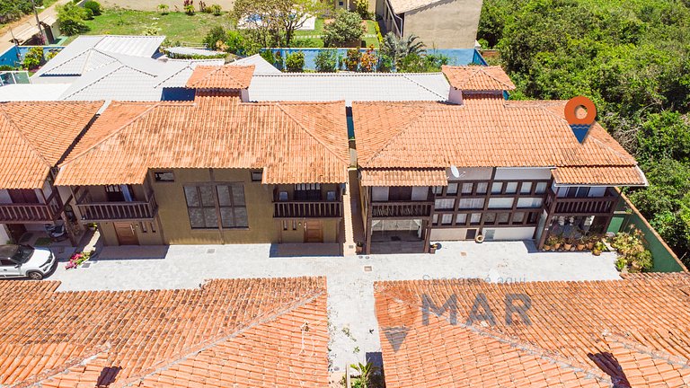 Casa Sommer Búzios: 2Qtos a 200m da Praia | VS 26