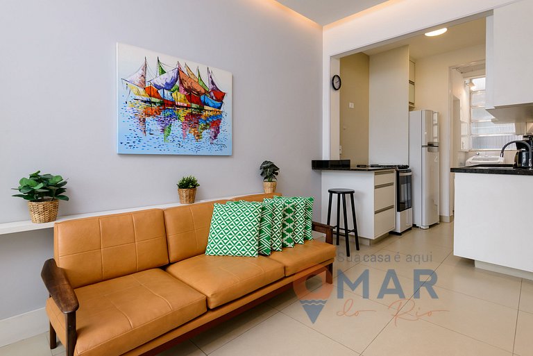 1BDR 170m de la Playa de Copacabana |NSC 1229/1201