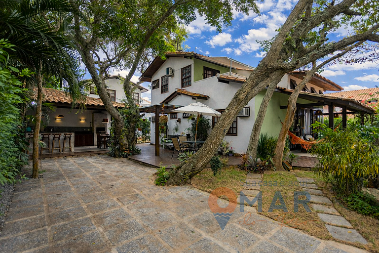 Casa de Praia em Búzios com Área Gourmet | CE 30