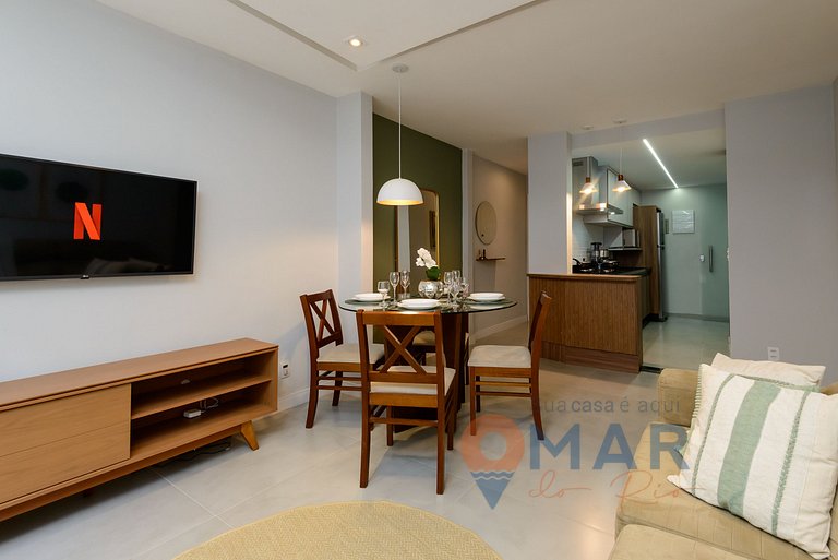 3 BDR en Leme, a 1 Minuto de la Playa | GS 257/404