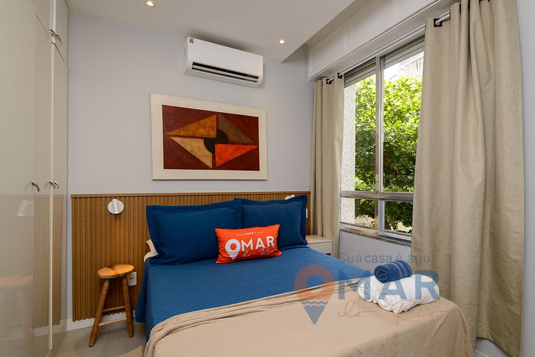 3 BDR en Leme, a 1 Minuto de la Playa | GS 257/404