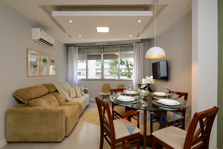 3 BDR en Leme, a 1 Minuto de la Playa | GS 257/404