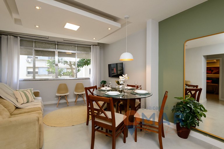 3 BDR in Leme, 1 Minute From the Beach |GS 257/404