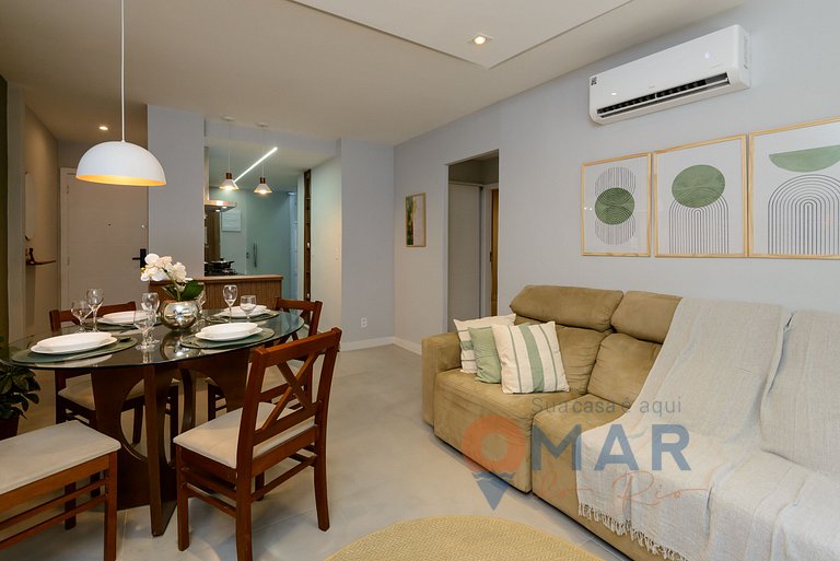 3 BDR en Leme, a 1 Minuto de la Playa | GS 257/404